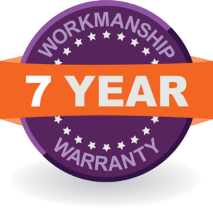 7 Year Workmanship Metal Warranty