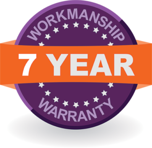 7 Year Metal Workmanship Warranty