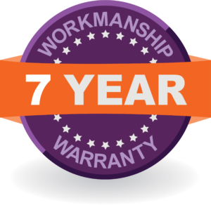 7 Year Workmanship Metal Warranty