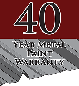 40 Year Metal Paint Warranty