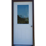 36" 1-Lite Steel Entry Door